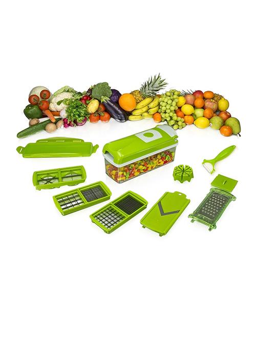 kitchen genius slicer dicer set, green (10 pieces) - 14985122 - Very Small Image - 1