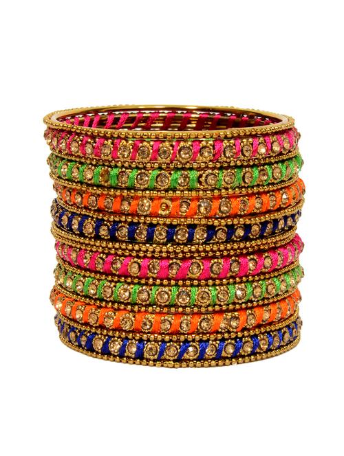 multi colored metal bangle - 14985809 - Very Small Image - 1