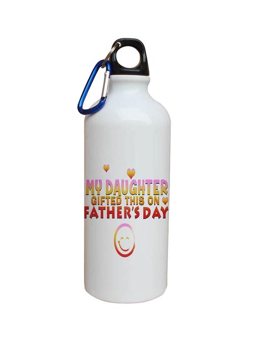 stylish dad love printed bottle - 14986140 - Very Small Image - 1