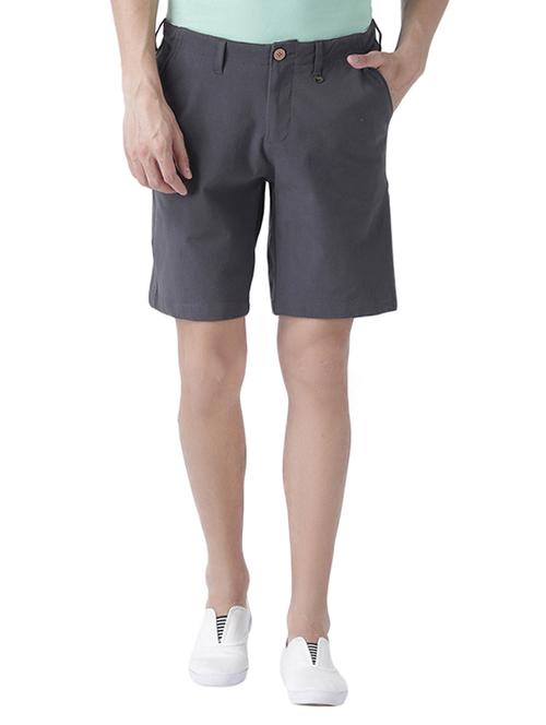 grey cotton short - 14988104 - Very Small Image - 1