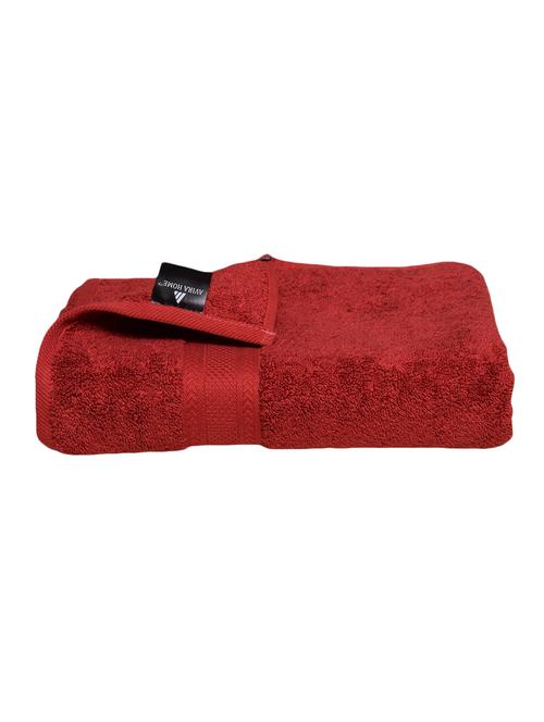 ultra thick cotton bath towel, 740 gsm, (red) - 14988235 - Very Small Image - 1