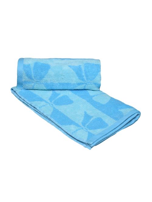 cotton hand towel, 2 piece, 600 gsm, (blue) - 14988255 - Very Small Image - 1