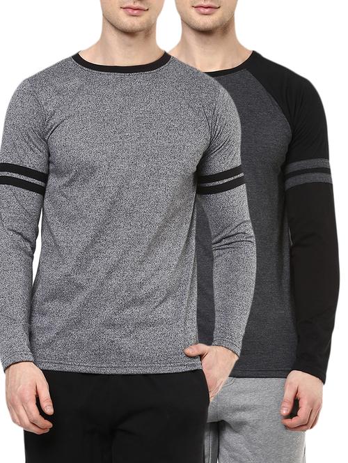 multi colored cotton t-shirt (set of 2) - 14988527 - Very Small Image - 1