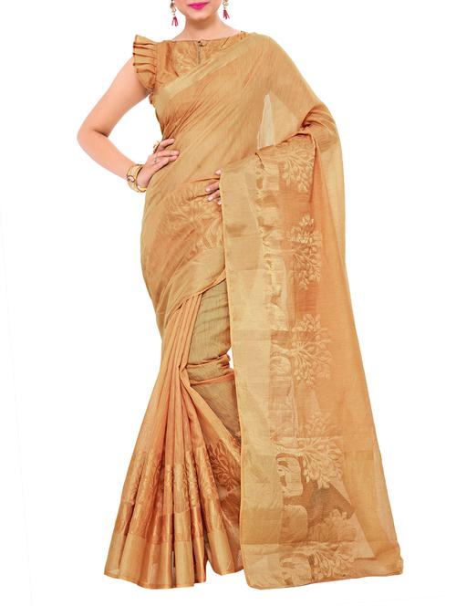 zari woven saree - 14989126 - Very Small Image - 1