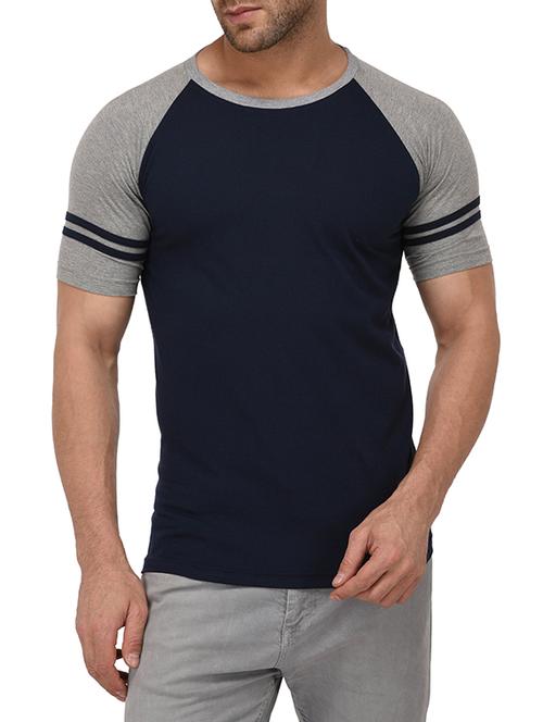 navy blue cotton tshirt - 14989485 - Very Small Image - 1