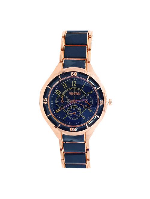 jm women,s metal black & copper metal watch - 14990946 - Very Small Image - 1