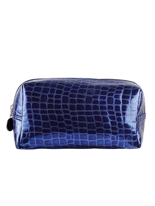 blue leatherette regular utility bag - 14992060 - Very Small Image - 1