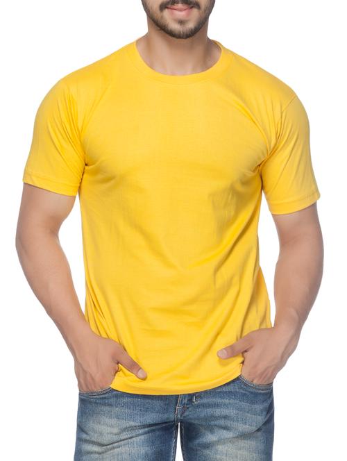 yellow cotton t-shirt - 14992346 - Very Small Image - 1