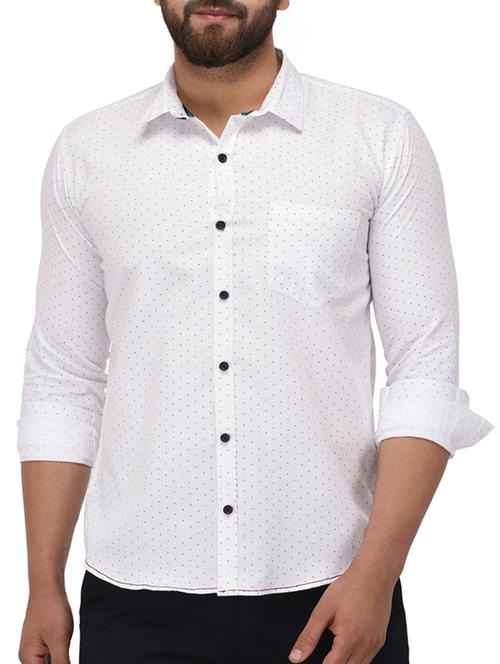 white cotton casual shirt - 14992936 - Very Small Image - 1