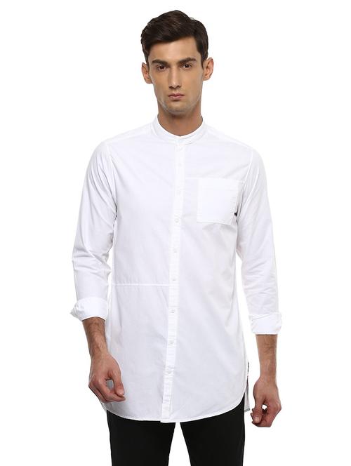 white cotton casual shirt - 14994712 - Very Small Image - 1