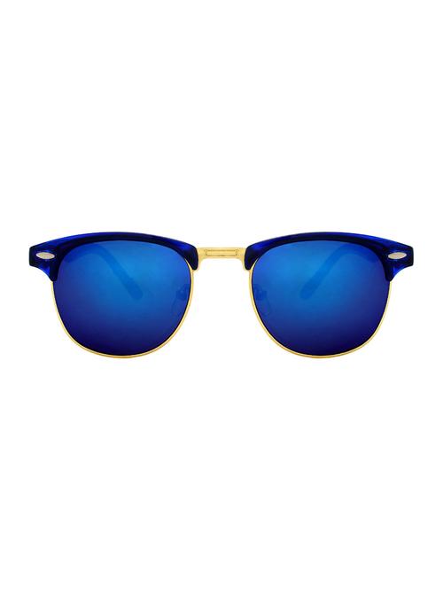 zyaden blue unisex clubmaster sunglasses 18 - 14995651 - Very Small Image - 1