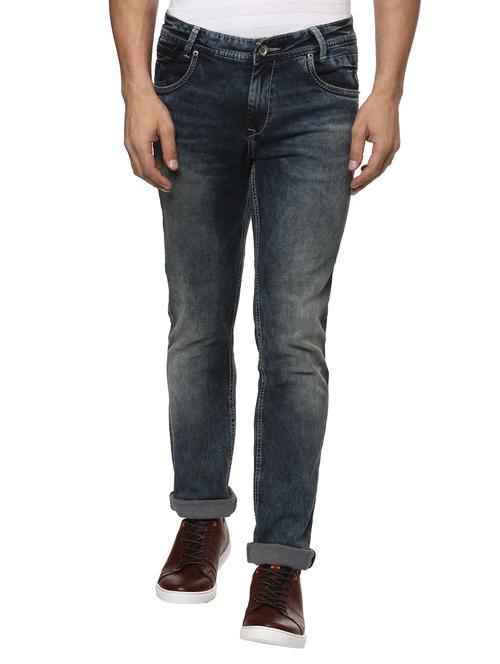 blue denim washed jeans - 14997103 - Very Small Image - 1