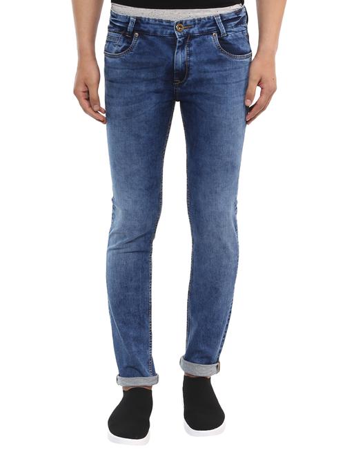 blue denim washed jeans - 14997112 - Very Small Image - 1