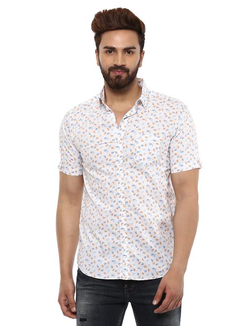 white cotton casual shirt - 14997269 - Very Small Image - 1