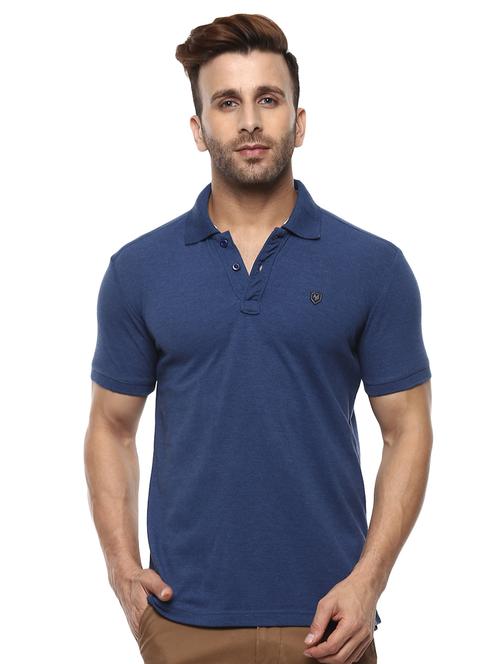 blue cotton t-shirt - 14997504 - Very Small Image - 1