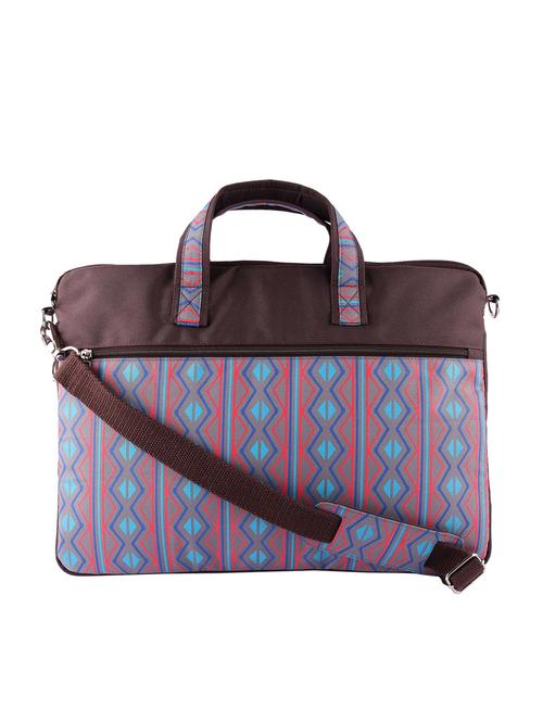 brown polyester laptop bag - 14999831 - Very Small Image - 1
