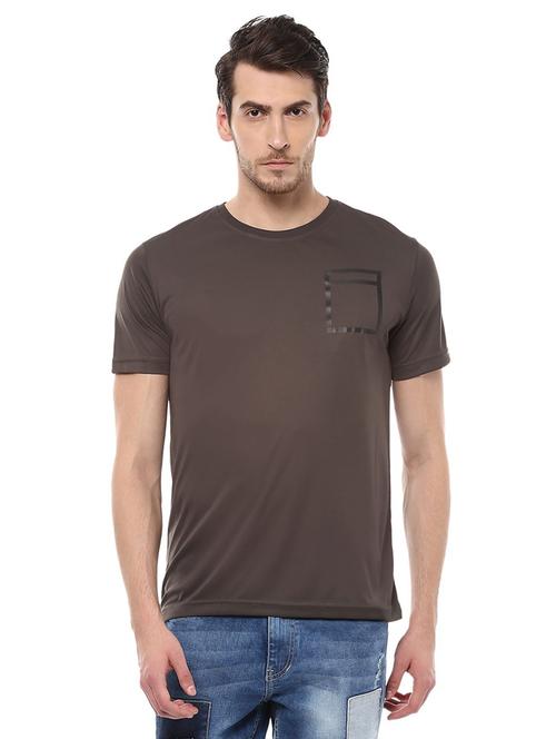 brown polyester t-shirt - 15000417 - Very Small Image - 1