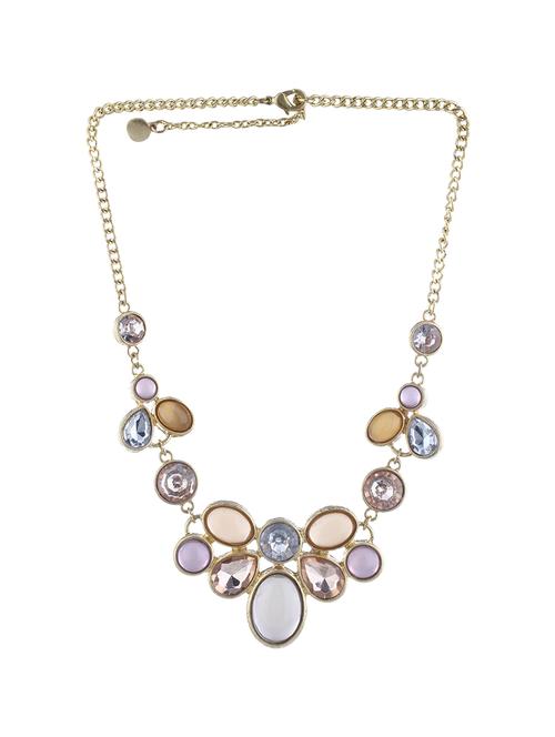 brown metal short necklace - 15000481 - Very Small Image - 1