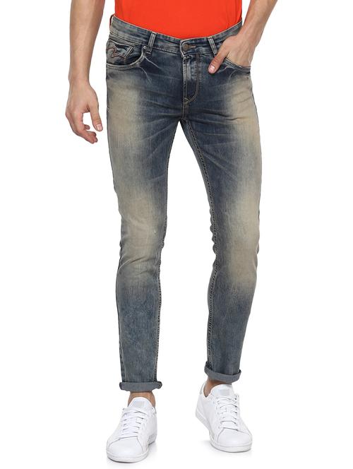 blue heavy washed jeans - 15000633 - Very Small Image - 1