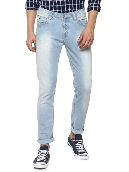 light blue light washed jeans - 15000685 - Very Small Image - 1