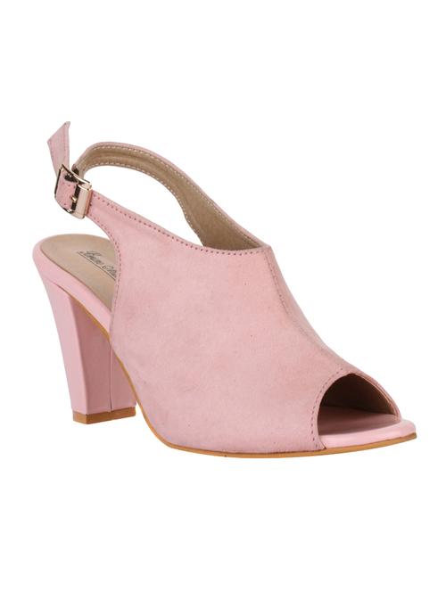 pink suede back strap sandals - 15004093 - Very Small Image - 1