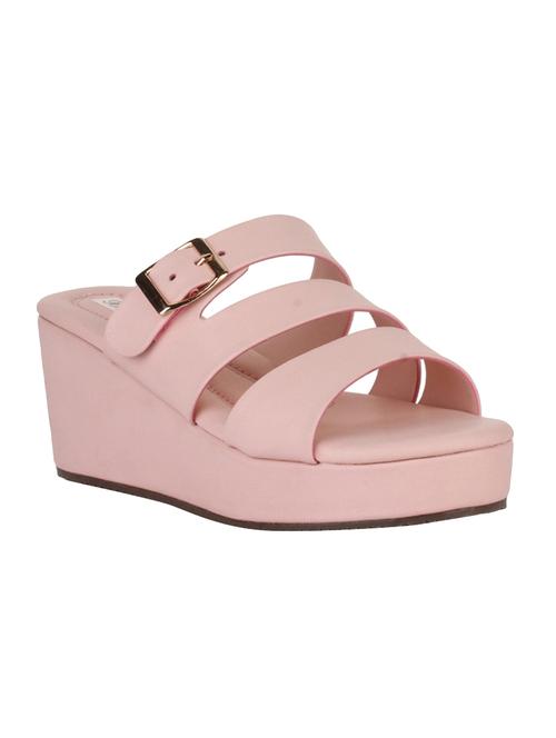 bruno manetti women pink pu wedges - 15004124 - Very Small Image - 1