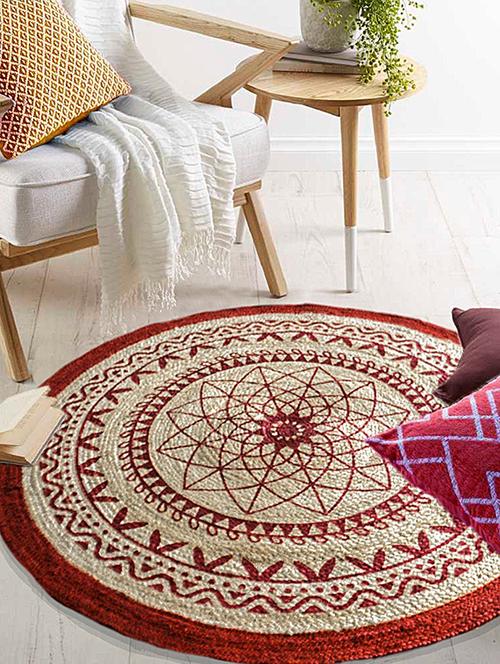 round jute carpet - 15005575 - Very Small Image - 1
