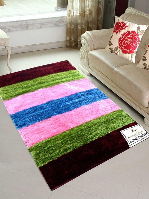 stripped fur carpet - 15007090 - Very Small Image - 1