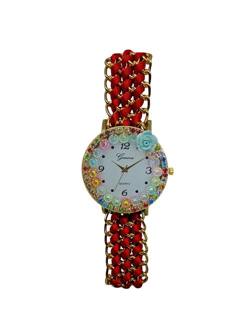 jm new v3 dark red bracalet watch - 15007806 - Very Small Image - 1