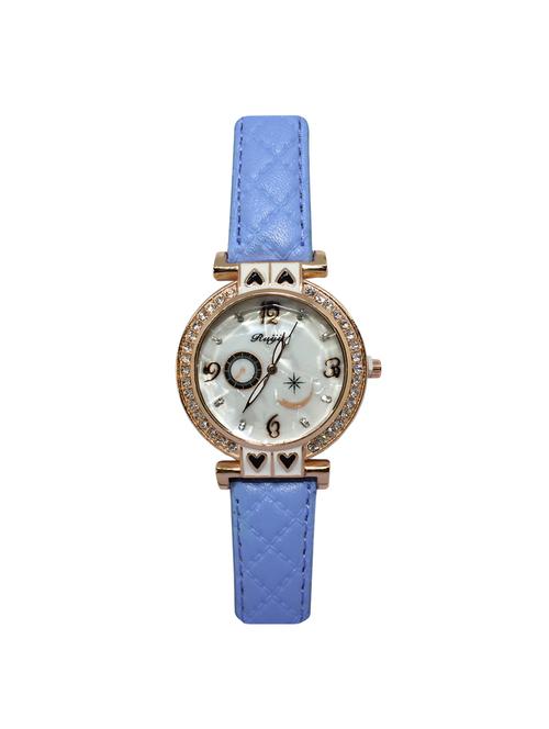 jm new ruijiu light blue leather belt watch - 15007812 - Very Small Image - 1