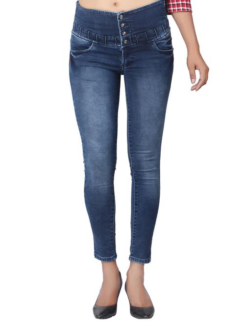 blue stone wash jeans - 15008388 - Very Small Image - 1