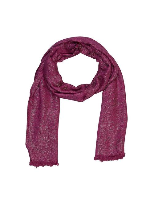 purple cotton scarf - 15010863 - Very Small Image - 1
