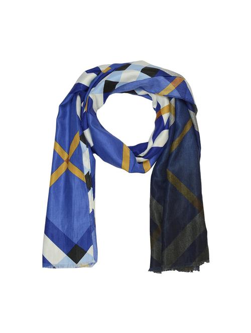 blue cotton scarf - 15010875 - Very Small Image - 1