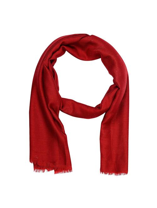 red cotton scarf - 15010888 - Very Small Image - 1
