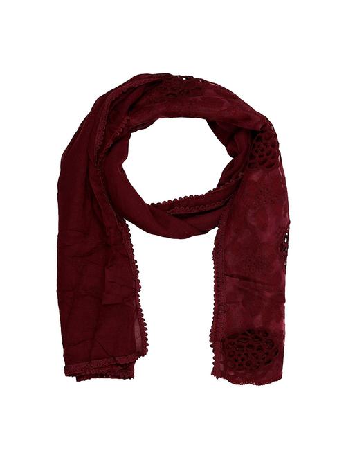 red cotton scarf - 15010891 - Very Small Image - 1