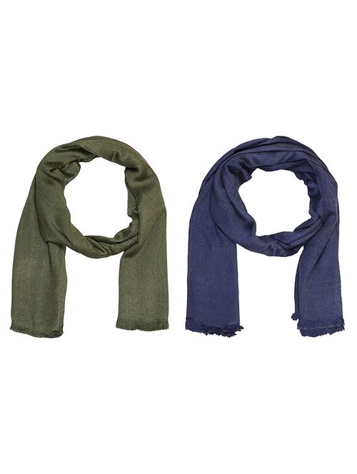 multi colored cotton scarf - 15010935 - Very Small Image - 1