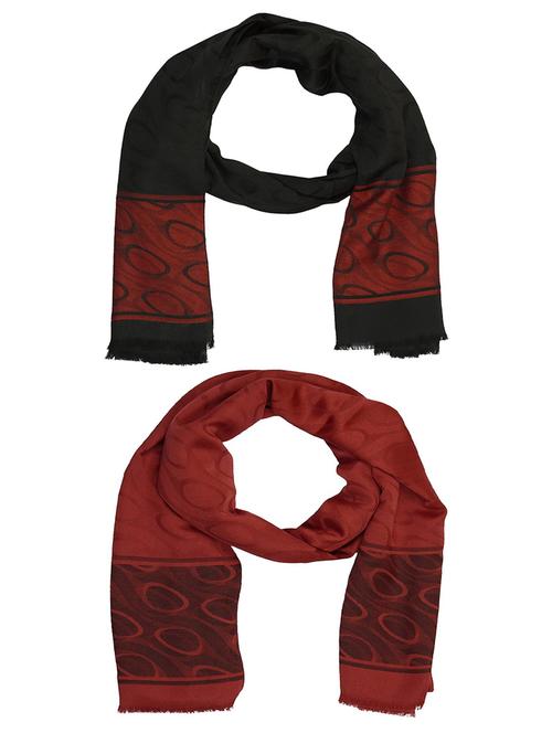 multi colored cotton scarf - 15010961 - Very Small Image - 1