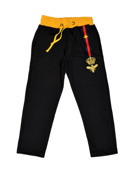black cotton trackpant - 15013015 - Very Small Image - 1