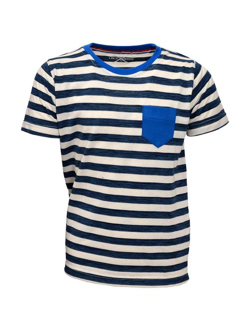 contrast pocket patch striped t-shirt - 15013145 - Very Small Image - 1