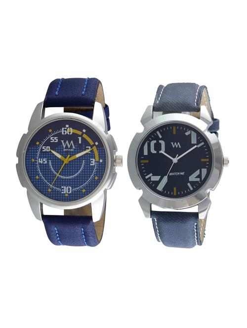 watch me analog watch combo for men and boys awc-019-awc-020 - 15013868 - Very Small Image - 1
