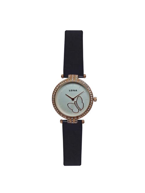 jm new leina style l1 black leather belt watch - 15013996 - Very Small Image - 1