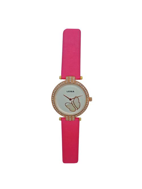 jm new leina style l2 purple leather belt watch - 15014000 - Very Small Image - 1