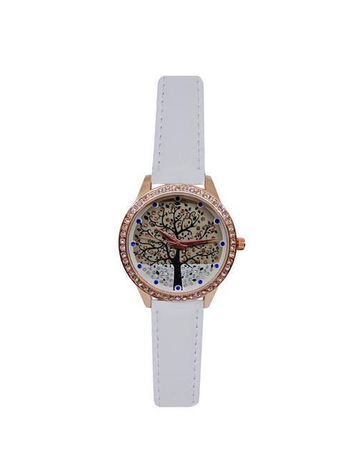 jm new leina style l2 white leather belt watch - 15014007 - Very Small Image - 1