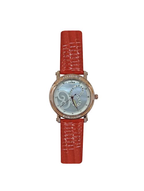 jm new leina style l3 red leather belt watch - 15014014 - Very Small Image - 1