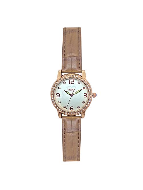 jm new leina style l8 brown leather belt watch - 15014053 - Very Small Image - 1