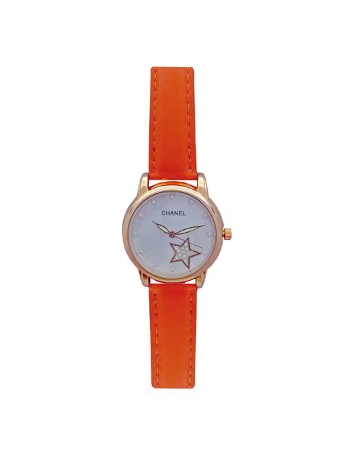 jm new leina style l1 orange leather belt watch - 15014054 - Very Small Image - 1