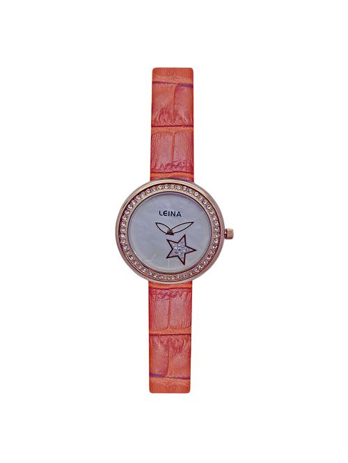 jm new leina style l6 red leather belt watch - 15014055 - Very Small Image - 1