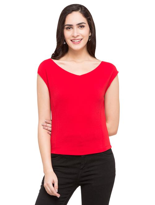 red solid top - 15014949 - Very Small Image - 1