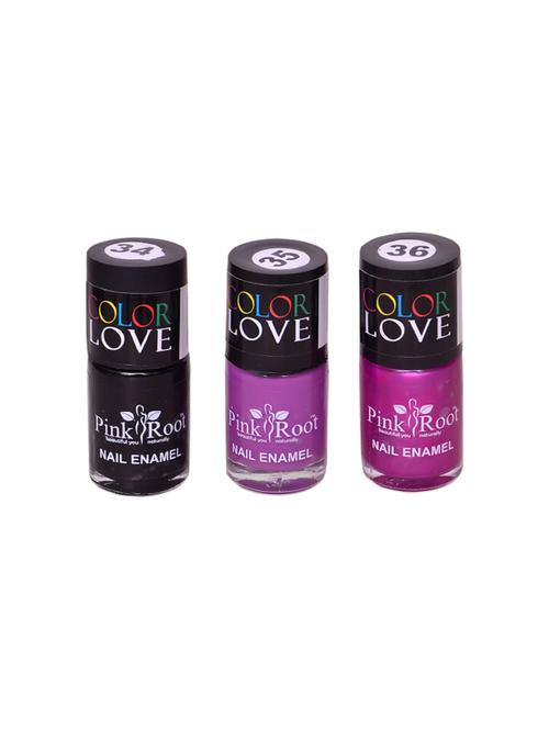 pink root nail paints no pack of 3 - 15015191 - Very Small Image - 1