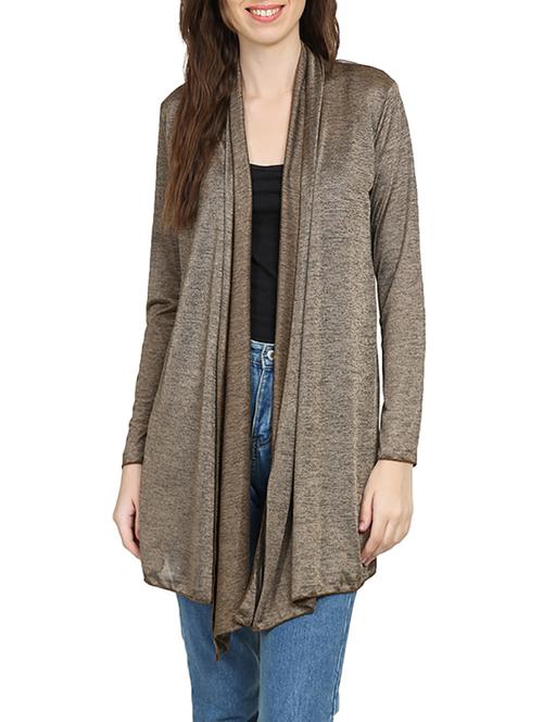 solid grey viscose shrug - 15015828 - Very Small Image - 1